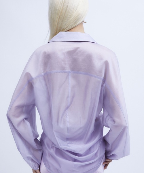 THINGS THAT MATTER（シングス ザット マター） ブラウス シャツ SHEER