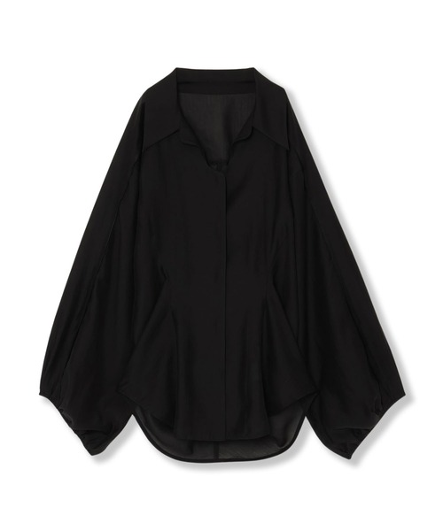 THINGS THAT MATTER ブラウス シャツ SHEER VOLUME SLEEVE SHIRT