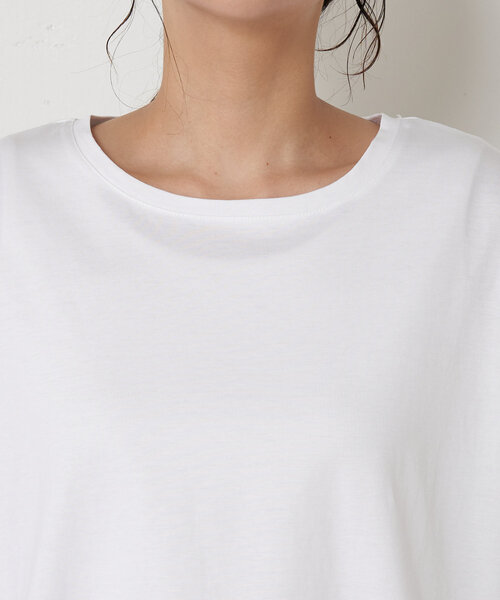 【未使用】Jena espace merveilleux ビッグ変形Tシャツ 白 セール】【新色登場】【サラサラ素材で涼しく着れる】ビッグ変形