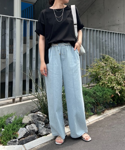 Jena espace merveilleux ビッグ変形Tシャツ　2色セット Jena espace merveilleux ビッグ変形Tシャツ 2色セット