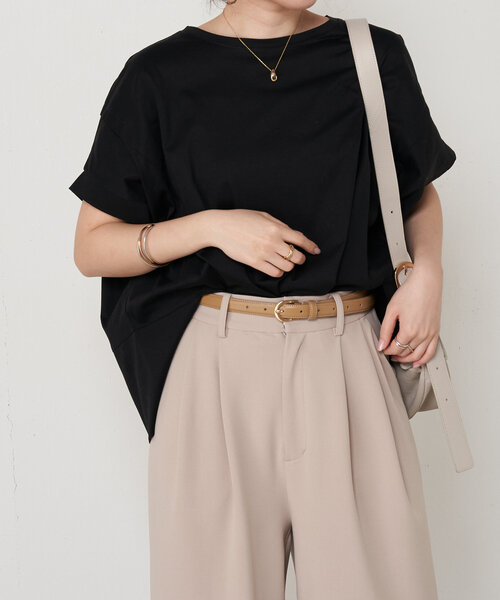 Jena espace merveilleux ビッグ変形Tシャツ　2色セット Jena espace merveilleux｜【新色登場】【サラサラ素材で涼しく