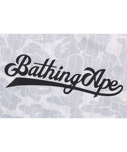 【A BATHING APE】残り僅か☆大人気☆CAMO STRIPE BASEBALL LOGO CAMO STRIPE BASEBALL SHIRT | bape.com