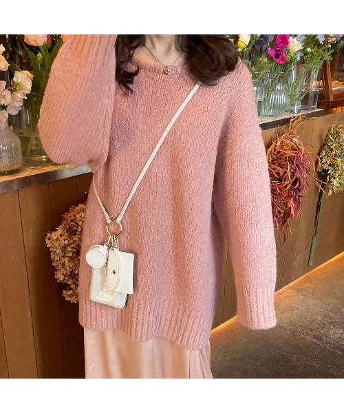 ニット セーター 「 Ogue. 」”色っぽ” back slit knit（バックスリットニット） レディース