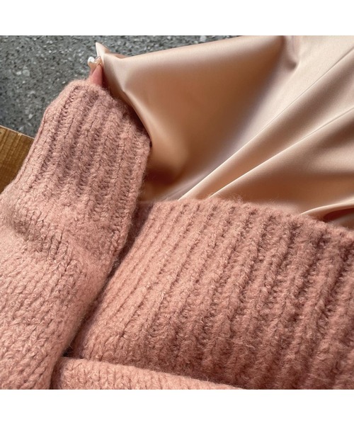 ニット セーター 「 Ogue. 」”色っぽ” back slit knit（バックスリットニット） レディース