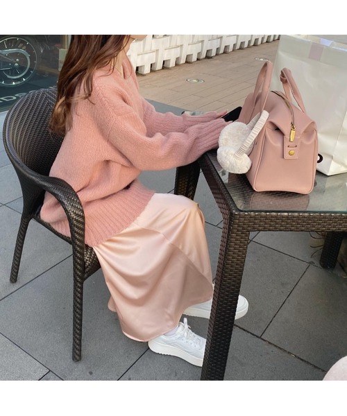 ニット セーター 「 Ogue. 」”色っぽ” back slit knit（バックスリットニット） レディース