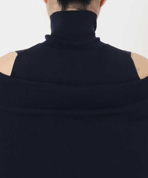 NOBLE ハイネックオフショルニット◆新品 追加》ハイネックオフショルニット（ニット／セーター）｜NOBLE
