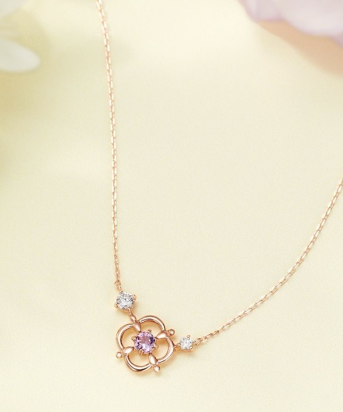Canal4℃ ネックレス 「Spring Collection」K10ピンクゴールド 