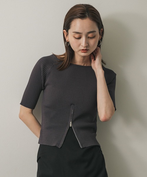 SENSE OF PLACE by URBAN RESEARCH ニット セーター 2WAYボートネック