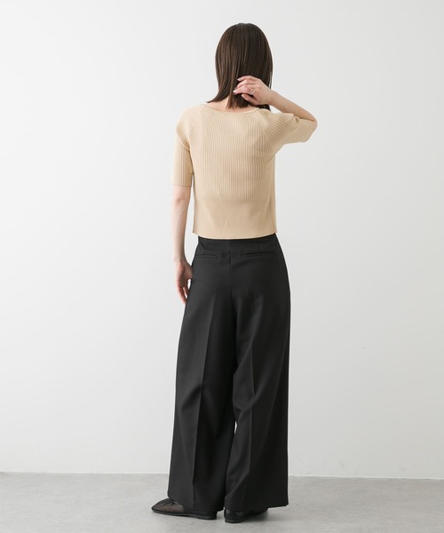 SENSE OF PLACE by URBAN RESEARCH ニット セーター 2WAYボートネック