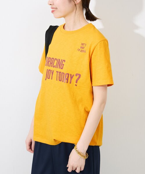 SLOBE IENA tシャツ ビンテージライクロゴTEE レディース