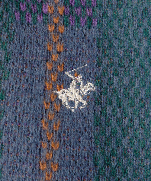 「BEVERLY HILLS POLO CLUB」 ニットカーディガン M ブラウン レディース_画像2