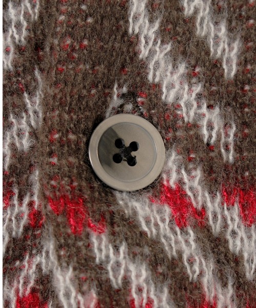 「BEVERLY HILLS POLO CLUB」 ニットカーディガン M ブラウン レディース_画像6