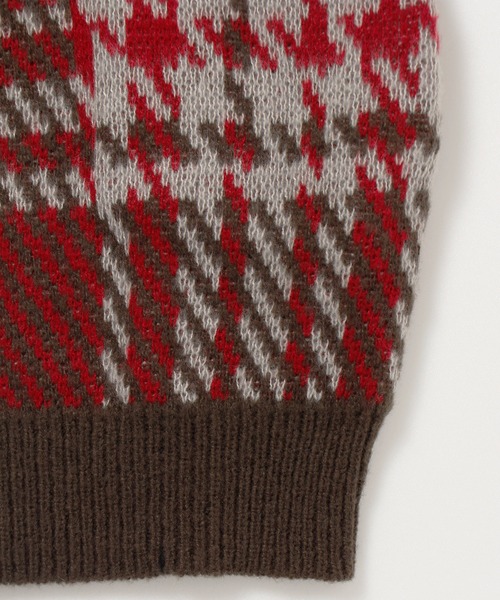 「BEVERLY HILLS POLO CLUB」 ニットカーディガン M ブラウン レディース_画像8