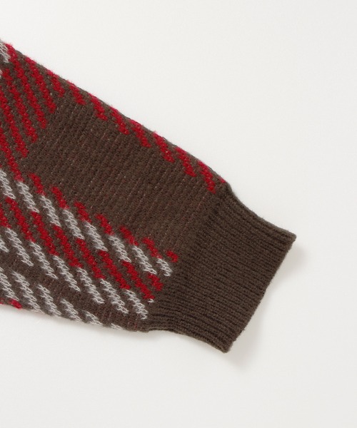 「BEVERLY HILLS POLO CLUB」 ニットカーディガン M ブラウン レディース_画像9