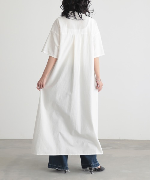 for/c シャツワンピース 「低身長/高身長向けサイズ有」ダブル