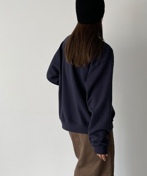 「CANAL JEAN」 スウェットカットソー ONE SIZE ブルー レディース CANAL JEAN 「CANAL JEAN」 スウェットカットソー ONE SIZE