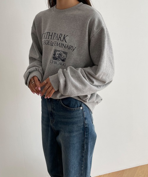 「CANAL JEAN」 スウェットカットソー ONE SIZE ブルー レディース CANAL JEAN 「CANAL JEAN」 スウェットカットソー ONE SIZE