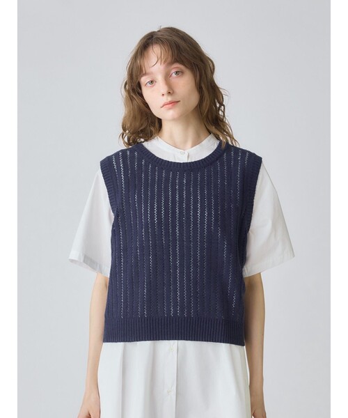 ベスト ジレ MidiUmi 柄編み2WAYベスト レディース MidiUmi ベスト ジレ 柄編み2WAYベスト レディース : ZOZOTOWN