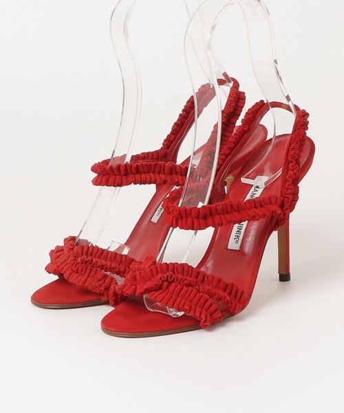 展示品【新品】マノロブラニク メイセール フラット バックル ミュール