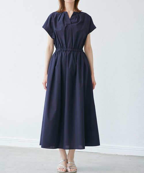 ★試着のみ・現行品★ ROPE’PICNIC スキッパーシャツワンピース ROPE' PICNIC｜【UVカット・接触冷感・イージーケア】スキッパー
