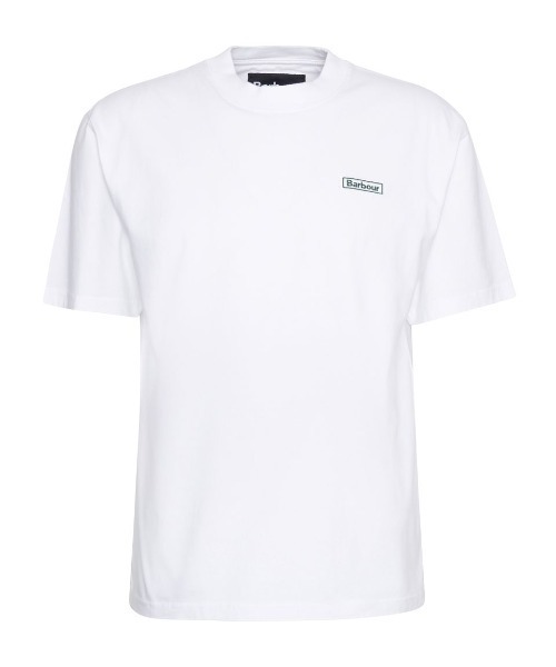 Tシャツ・カットソー BARBOUR Men T-shirt White MTS0670 WH11 Barbour x Norse Logo Tee