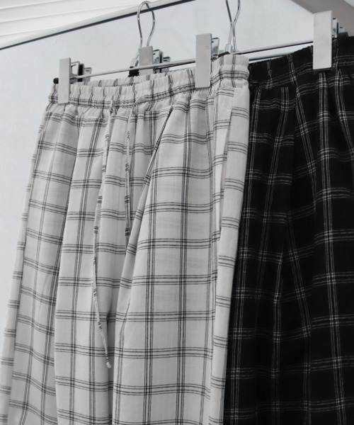 lit パンツ Check Easy Pants レディース メンズ : ZOZOTOWN Yahoo!店