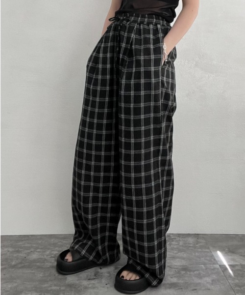 lit パンツ Check Easy Pants レディース メンズ : ZOZOTOWN Yahoo!店