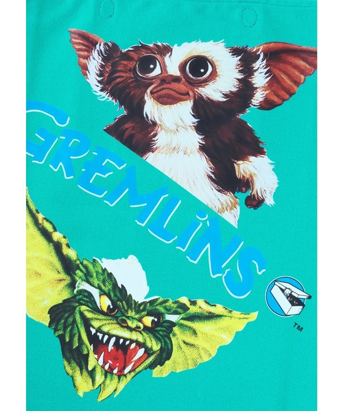 Gremlins Tragetasche Aus Bio-Baumwolle – Unisex, Weiß Mit Langen Henkeln