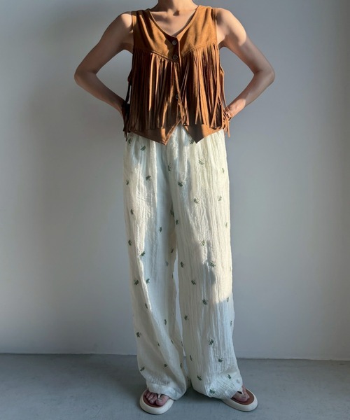 パンツ awgjmpa CAMBIO(カンビオ)】Slacks Fabric Jogger Pants ジョガーパンツ