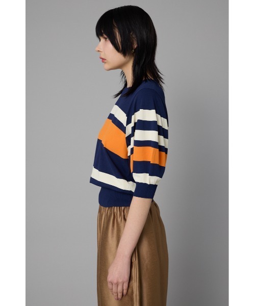 mimi　HeRIN.CYE マルチボーダートップス HeRIN.CYE（ヘリンドットサイ）の「Multi border tops マルチ