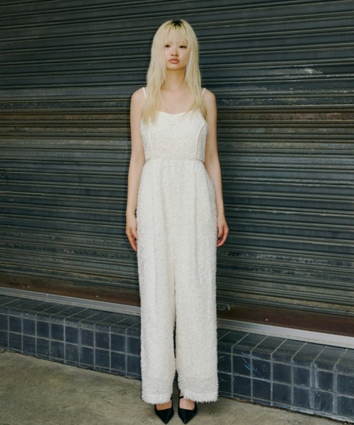 8/2-11 発送不可 パンツドレス ANDRESD ANDRESD パンツドレス ribbon frills pants dress / リボン
