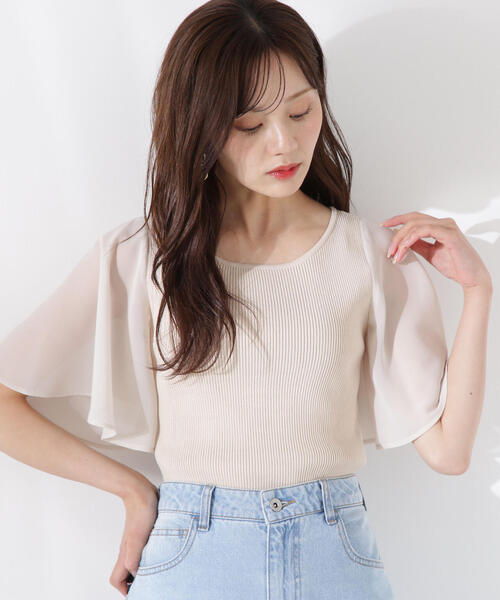 PROPORTION BODY DRESSING ニット セーター シアーフレア