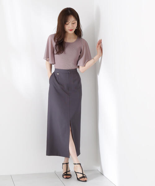 PROPORTION BODY DRESSING ニット セーター シアーフレア