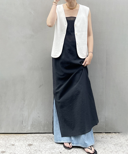 plage ワンピース Sheer Camisole ドレス : ZOZOTOWN Yahoo!店