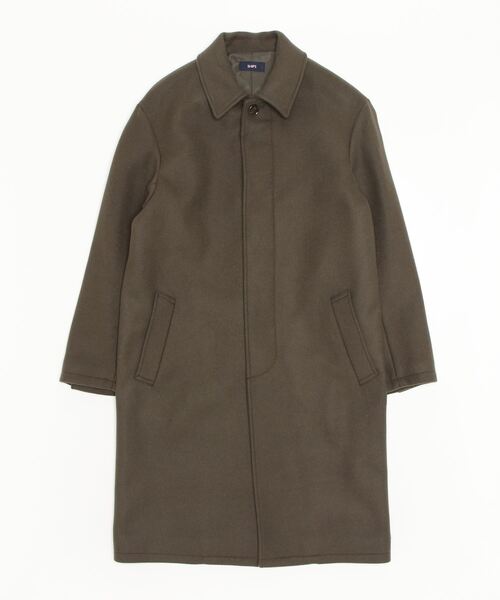 SHIPS（シップス） ステンカラーコート SMALL オリーブ メンズ