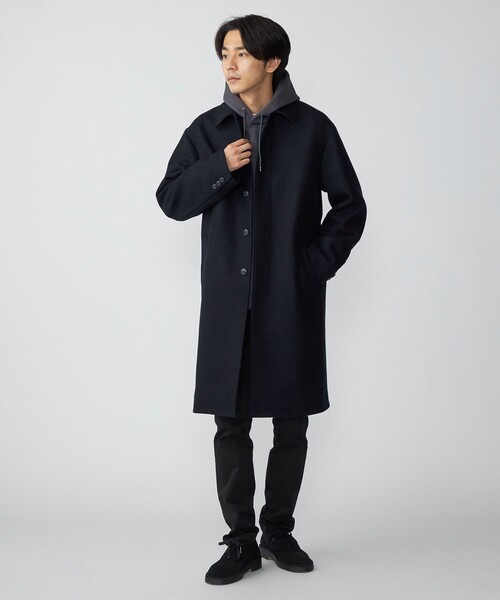 SHIPS（シップス） ステンカラーコート SMALL オリーブ メンズ