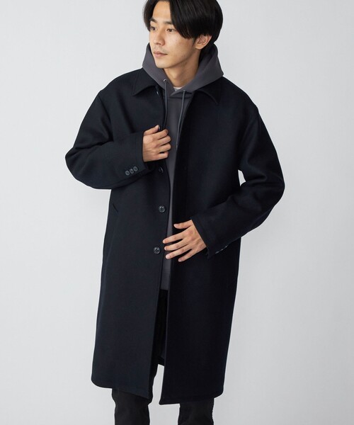 SHIPS（シップス） ステンカラーコート SMALL オリーブ メンズ