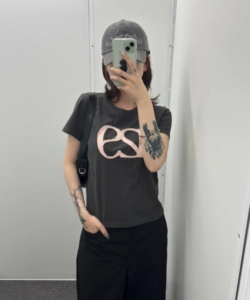 ILLIGO（イリゴ） tシャツ 半袖 ILLIGOロゴ パッチ Tシャツ LOGO PATCH