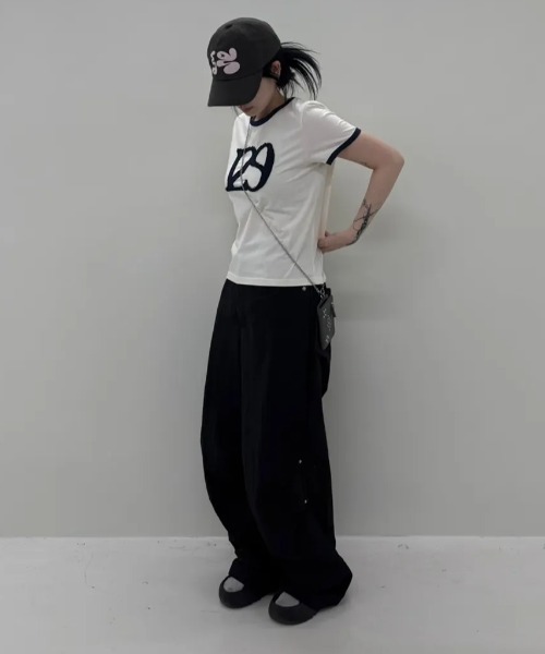 ILLIGO（イリゴ） tシャツ 半袖 ILLIGOロゴ パッチ Tシャツ LOGO PATCH