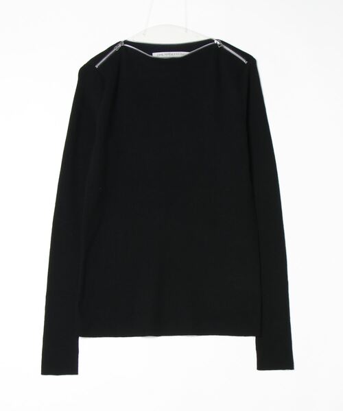 JOHN LAWRENCE SULLIVAN」 長袖ニット SMALL ブラック メンズ