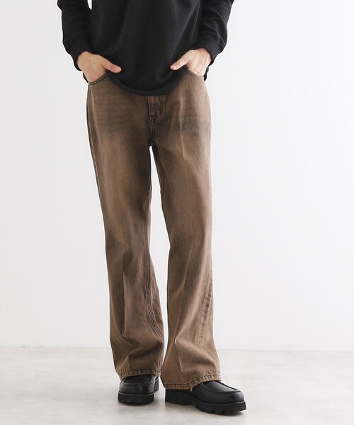 tk.TAKEO KIKUCHI ジーンズ フレアデニムパンツ メンズ