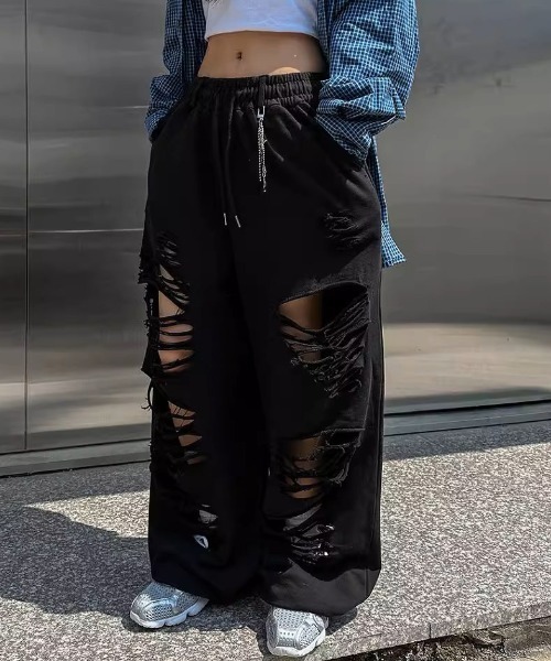 KOM（ドットコム） スウェットパンツ ジャージ A'GEM/9 × 「.KOM