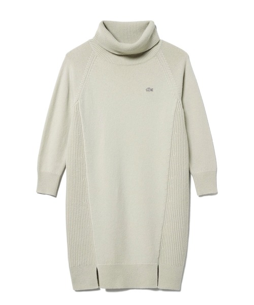LACOSTE（ラコステ） ニットワンピース 38 ベージュ レディース
