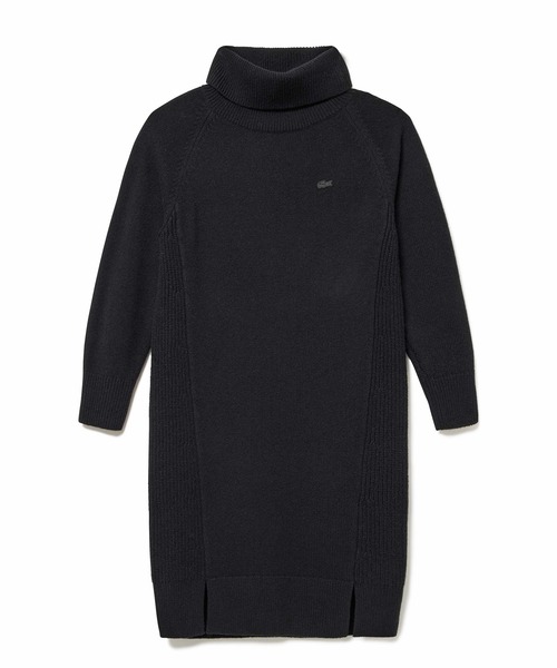 LACOSTE（ラコステ） ニットワンピース 38 ベージュ レディース