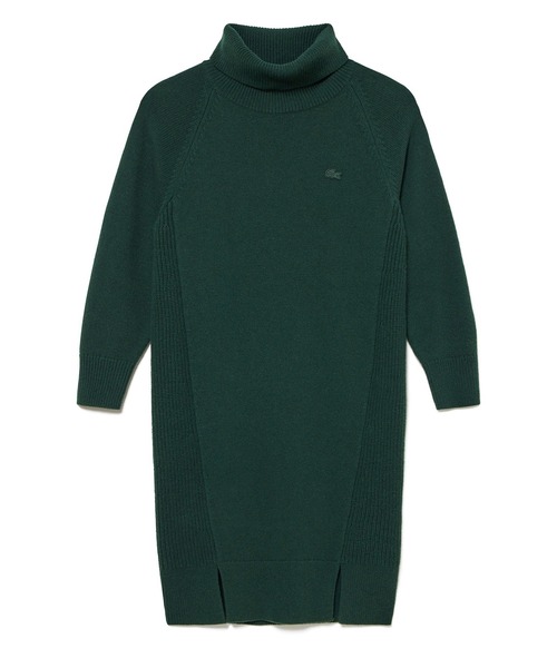 LACOSTE（ラコステ） ニットワンピース 38 ベージュ レディース