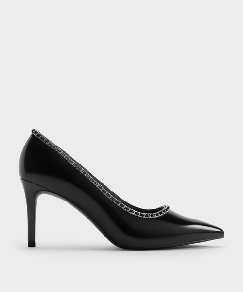 CHARLES ＆ KEITH（チャールズ&キース） パンプス ブレイドチェーン