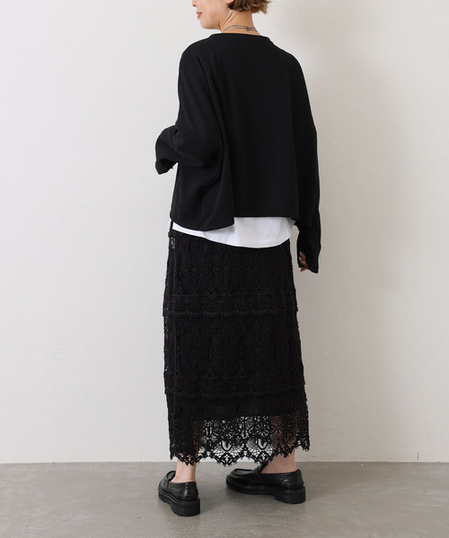 JOURNAL STANDARD LUXE スカート 「追加3」レースMIXスカート