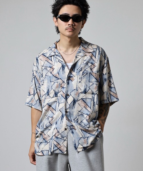 GERRY（ジェリー） アロハシャツ シャツ ビッグシルエット レトロ