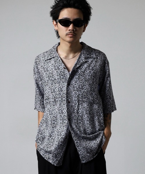 50s 60s Herb Gerry オープンカラーシャツ GERRY（ジェリー） アロハシャツ シャツ 半袖 ビッグシルエット レトロ