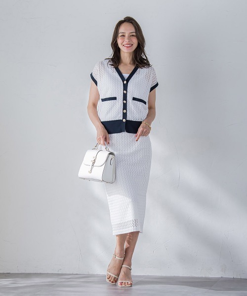 ビアッジョブルー（Viaggio blu）/バルファスレースカーディガン≪手洗い可能≫ Viaggio Blu（ビアッジョブルー） カーディガン バルファスレース